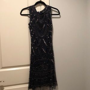 Sequined evening dress